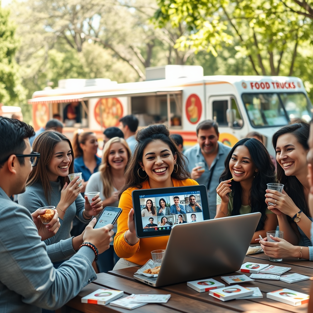 Food Truck Fun: Team Delivers Delicious Day!